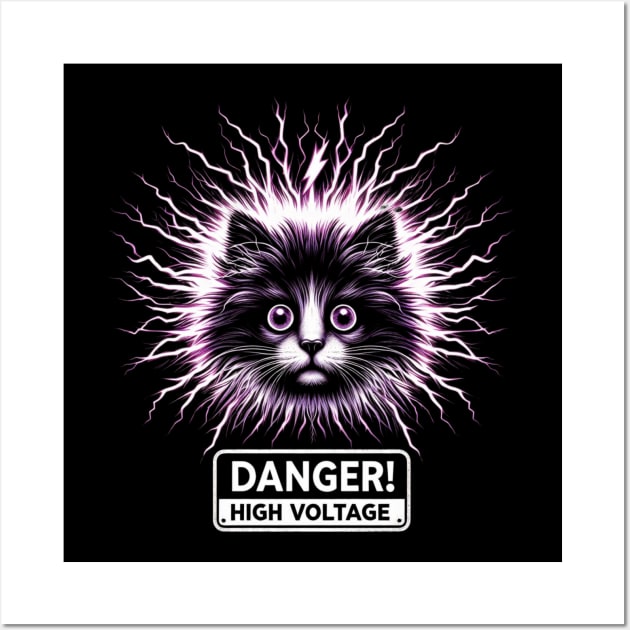 Danger High Voltage Wall Art by EKLZR